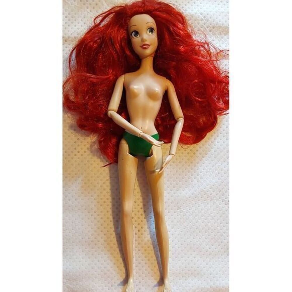 12" Little Mermaid Ariel Disney Store‎ Ltd. Princess Articulated Doll W89PE